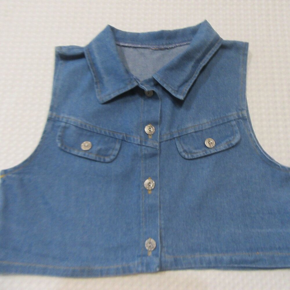 Light weight Denim Vest Top -Size ?